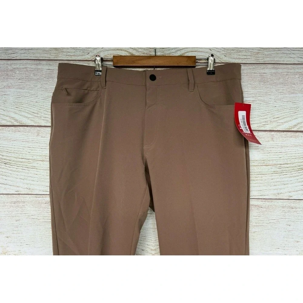 MPG Sport Outdoor Pants Mens Size 34X32 Brown Boundary UPF 50+ Stretch Pant New